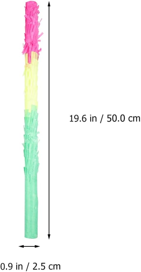 1 Set Pinata Props Paper Pinata Stick for Kids Stick for Party for Birthday Paper Colorful Blindfold Mask and Fun