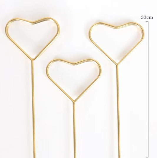 40Pcs Floral Card Holder Picks, Photo Holders for Centerpieces, Metal Floral Place Gift Card Holder for Tables, 12 Inch Suitable for DIY Holder Cake Topper, Sticks for Flower Bouquet