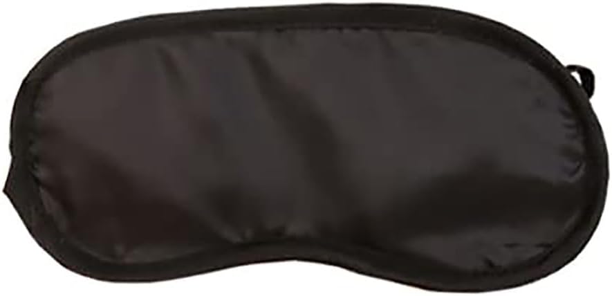 10 PCS Blindfold Eye Cover Sleep Mask Eye Masks Shade Cover for Team Building Games Party Night Blindfold with Adjustable Strap(Black)