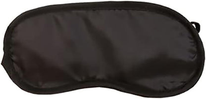 10 PCS Blindfold Eye Cover Sleep Mask Eye Masks Shade Cover for Team Building Games Party Night Blindfold with Adjustable Strap(Black)