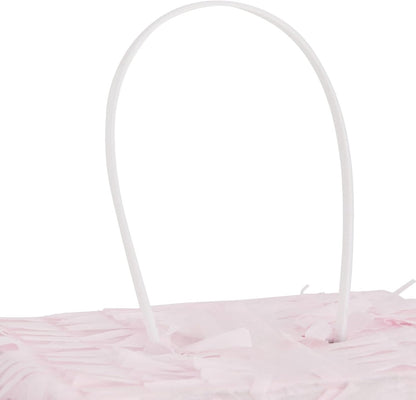 Number 5 Pinata, Pink and Gold Foil for Girls 5th Birthday Party Decorations (Small, 16.5 x 11.6 x 3 In)