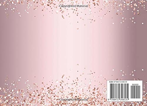 90th Birthday: 90th Birthday Party Notes and Wishes Guest Book - Rose Gold Cover Design