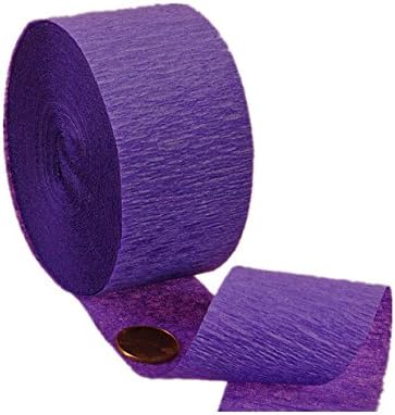Amscan Premium Apple Red Crepe Paper Streamer - 81ft, 1 Piece - Perfect for Birthdays, Weddings, and Events