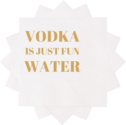Funny Cocktail Napkins 100Pcs Funny Quotes Saying Disposable Paper Party Napkins 4.5 x 4.5 Two-ply (I Feel Sorry For People Who Don’t Know Us Napkins)