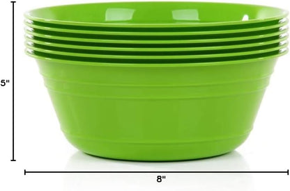 Mintra Home Snack Bowls (Medium 6pk (1.8L), Assorted)