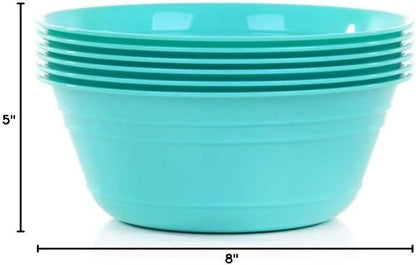 Mintra Home Snack Bowls (Medium 6pk (1.8L), Assorted)