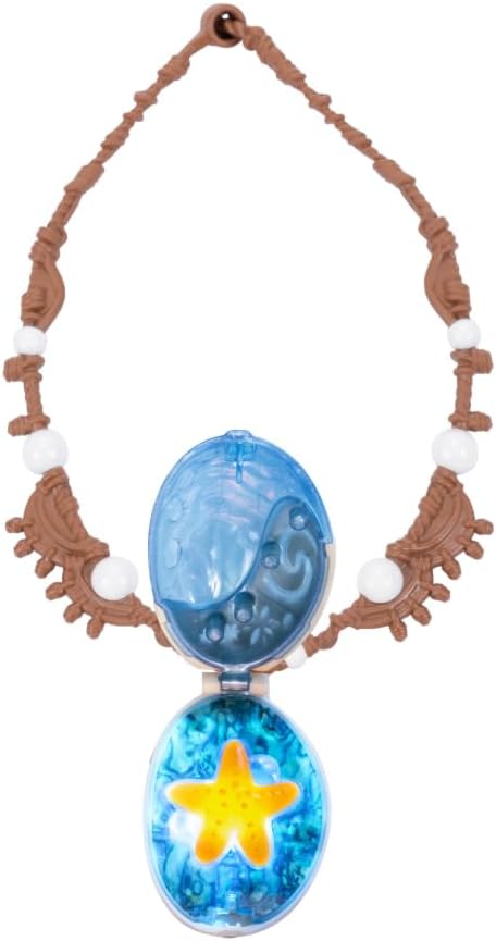 Disney Moana 2 Moana's Necklace Magical Sea Shell Star Light-Up Necklace for Girls Role Play and Dress Up, Officially Licensed by Disney, Great Birthday & Holiday Gift