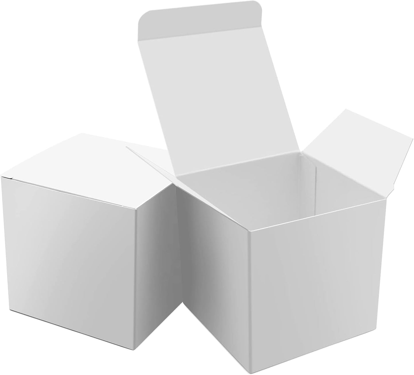 Oletx 24 Pcs Colorful Paper Gift Boxes, Small Candy Boxes Bulk, 3x3x3 inch Gift Box with Lids, Goodie Treat Boxes for Party Favors, Birthday Gifts, Wedding Gifts