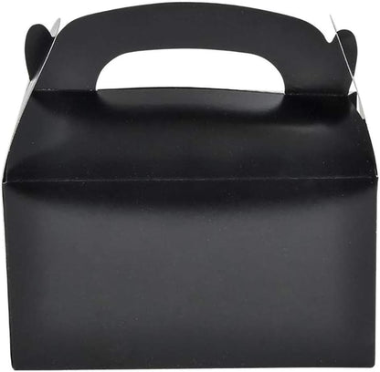 The Dreidel Company Gable Treat Boxes, Party Favors, 6.25" x 3.5" x 3.5" Inch Box, 25-Pack (Assorted)