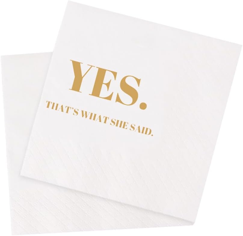 Funny Cocktail Napkins 100Pcs Funny Quotes Saying Disposable Paper Party Napkins 4.5 x 4.5 Two-ply (I Feel Sorry For People Who Don’t Know Us Napkins)