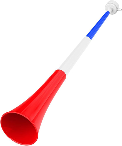 Collapsible Stadium Horn Noise Maker 24 Inch Vuvuzela Plastic Trumpet Horn Blow Horns Noisemakers for Sporting Events Graduation Games School Sports Party Supplies Favors Accessories