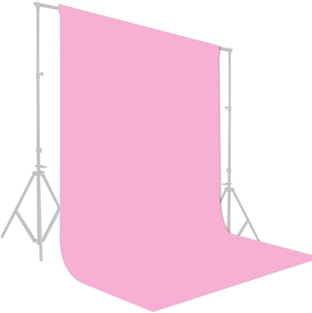 GFCC 8FTX10FT White Backdrop Background for Photography Photo Booth Backdrop for Photoshoot Background Screen Video Recording Parties Curtain