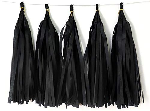 9.8in Blue Tissue Paper Tassel DIY Hanging paper decorations Party Garland Decor for Party Decorations Wedding,Festival,Baby Shower Decoration 20PCS25cm