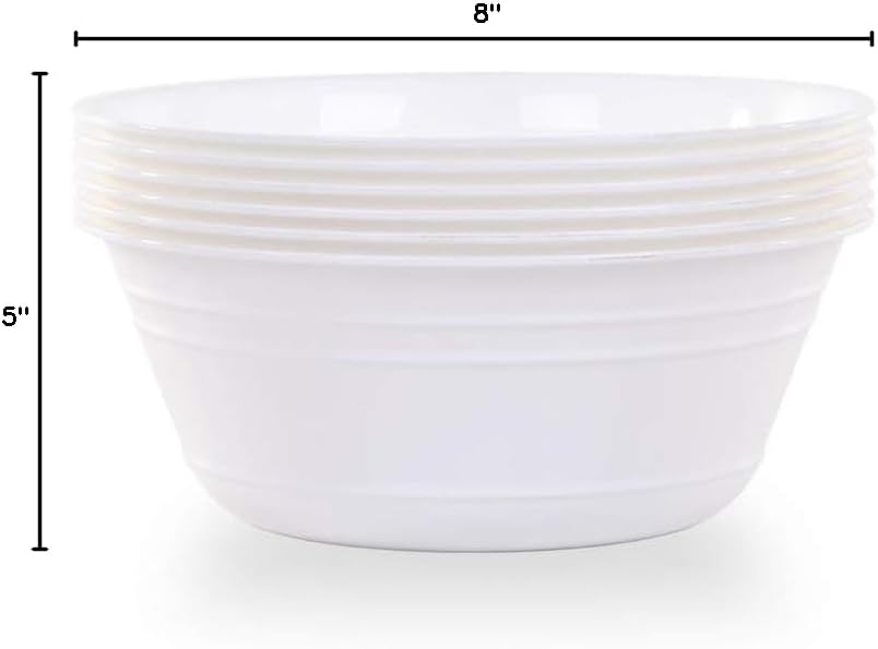 Mintra Home Snack Bowls (Medium 6pk (1.8L), Assorted)