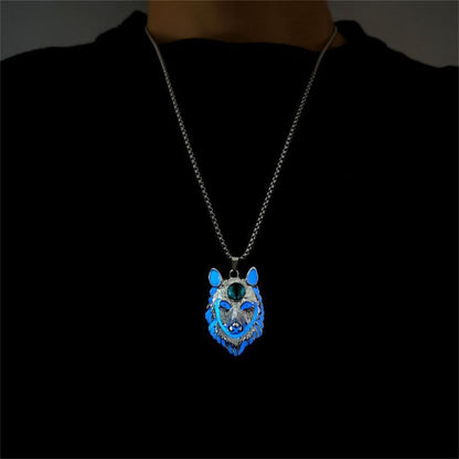 Spider Necklace for Men Women,Punk Luminous Animal Pendant,Spider Charm Pendant Necklace,Hip-hop Glow in the Dark Jewelry