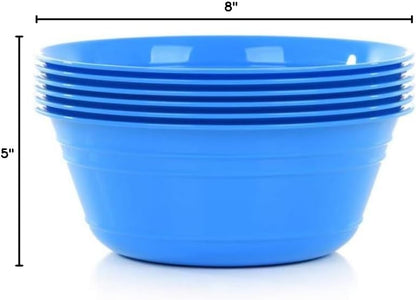 Mintra Home Snack Bowls (Medium 6pk (1.8L), Assorted)