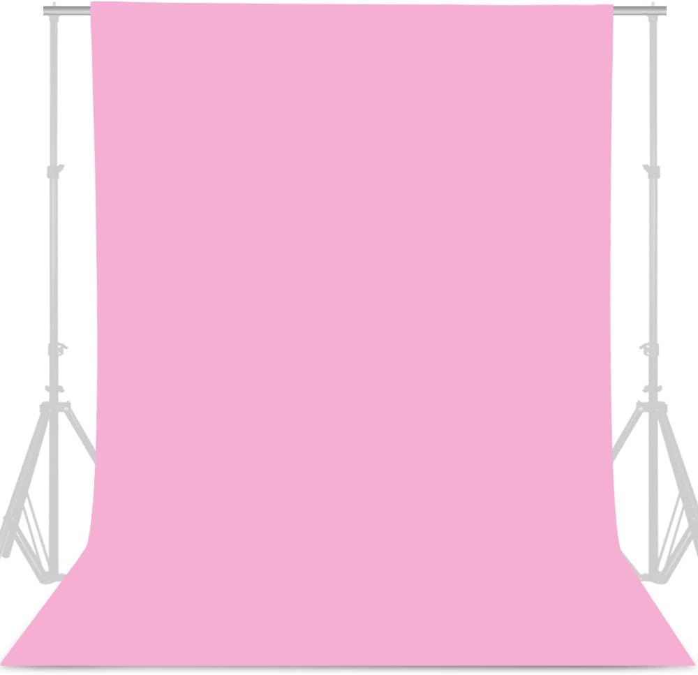 GFCC 8FTX10FT White Backdrop Background for Photography Photo Booth Backdrop for Photoshoot Background Screen Video Recording Parties Curtain