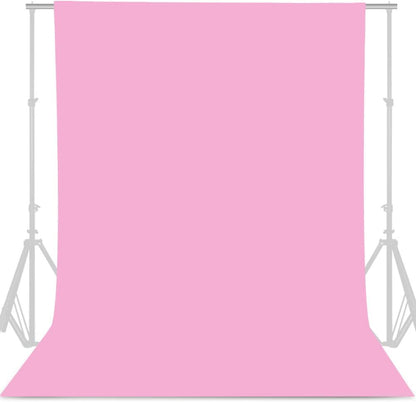 GFCC 8FTX10FT White Backdrop Background for Photography Photo Booth Backdrop for Photoshoot Background Screen Video Recording Parties Curtain