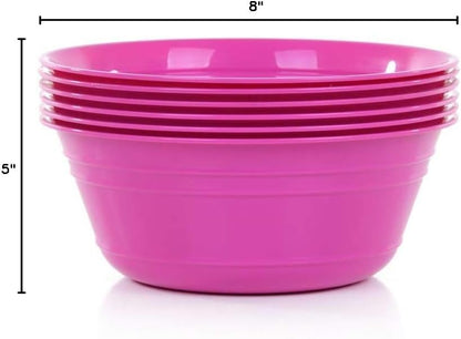 Mintra Home Snack Bowls (Medium 6pk (1.8L), Assorted)