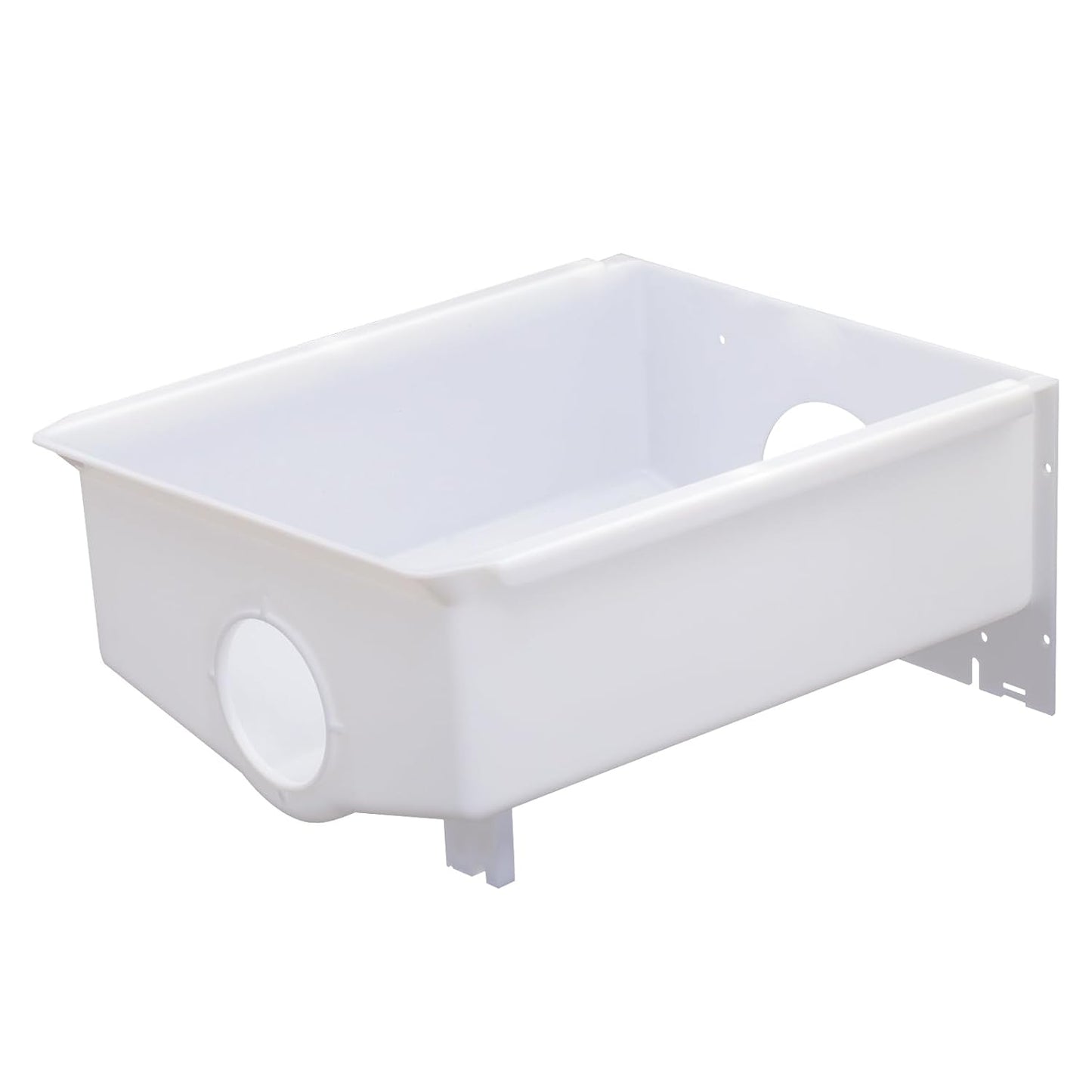 W10670845 AP6023698 Ice Maker Replacement Parts Refrigerator Ice Bucket Compatible with Whirlpool, Kenmore, kitchenaid, Amana Refrigerator Ice Bucket Fits 2196091, 1115342, 1115372, 2152701, etc.