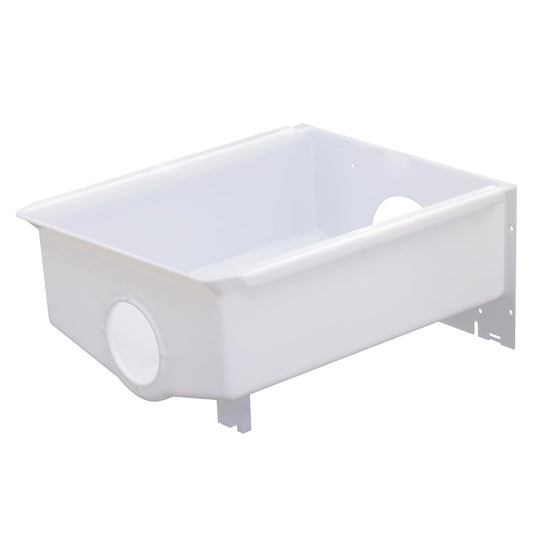 W10670845 AP6023698 Ice Maker Replacement Parts Refrigerator Ice Bucket Compatible with Whirlpool, Kenmore, kitchenaid, Amana Refrigerator Ice Bucket Fits 2196091, 1115342, 1115372, 2152701, etc.