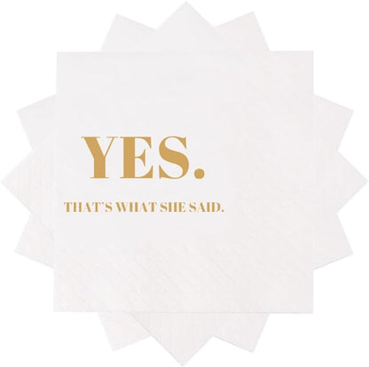 Funny Cocktail Napkins 100Pcs Funny Quotes Saying Disposable Paper Party Napkins 4.5 x 4.5 Two-ply (I Feel Sorry For People Who Don’t Know Us Napkins)