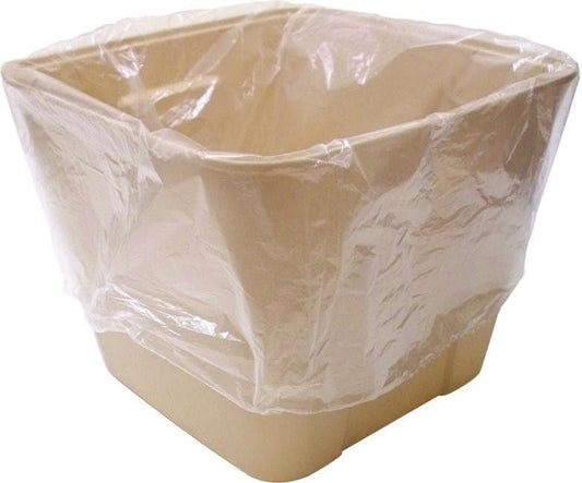 RDI Ice Bucket Liner, 13 x 13 x 6 Inches, Clear Insulated, 2000 per Case for Hotels and Motels