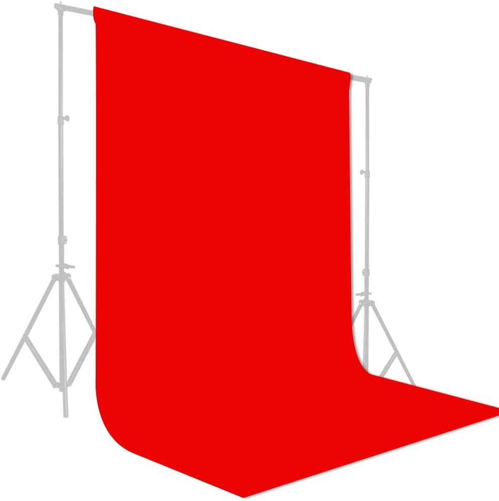GFCC 8FTX10FT White Backdrop Background for Photography Photo Booth Backdrop for Photoshoot Background Screen Video Recording Parties Curtain