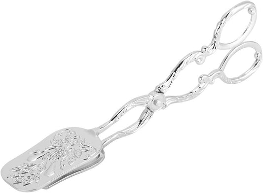 Vintage Food Clip, Stainless Steel Food Tong Serving Tong, Buffet Party Catering Serving Tongs Food Grade Serving Tongs Appetizer Tong Sugar Tongs for Tea Party Coffee Bar