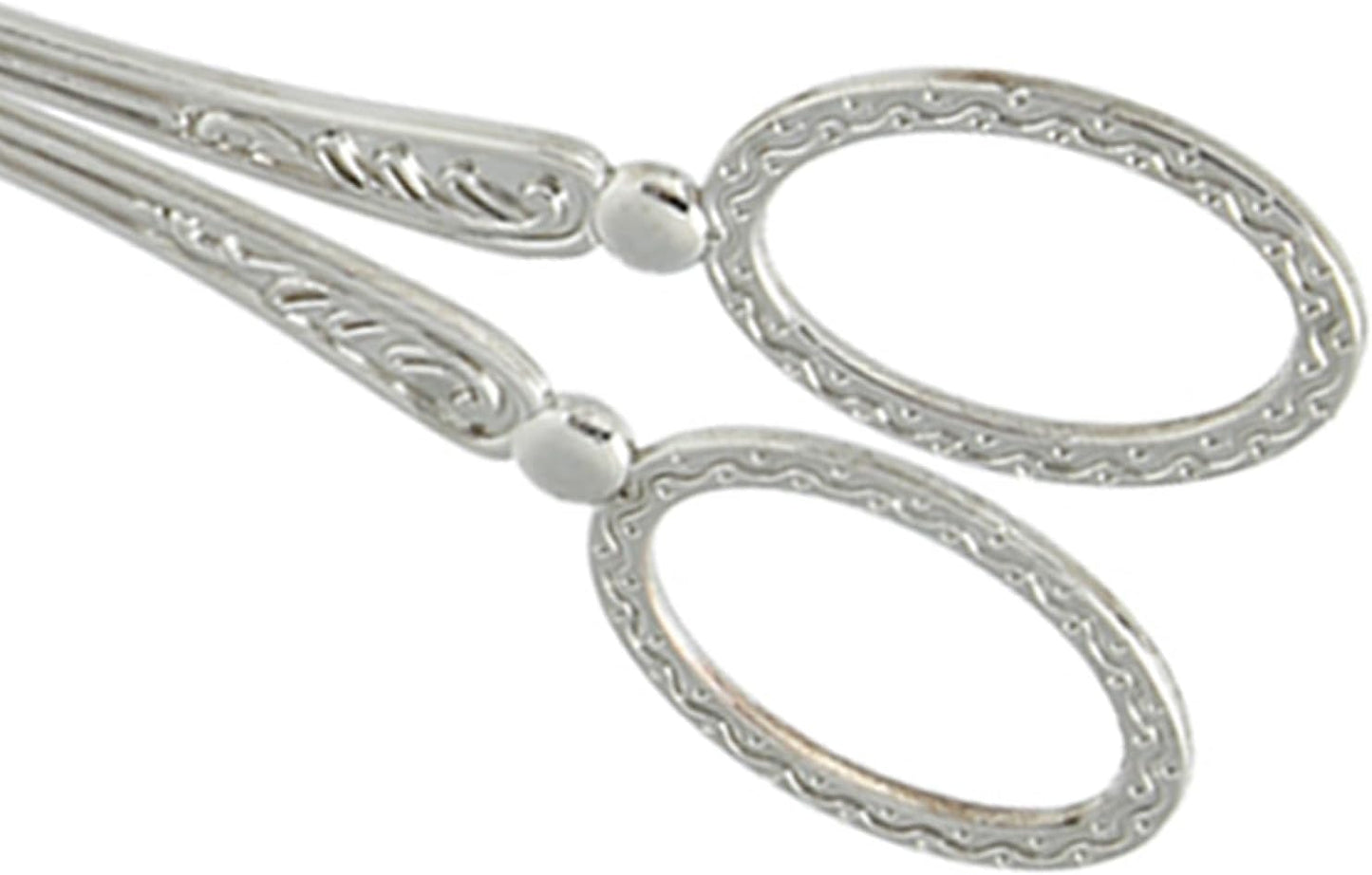 Salad Tongs, Zinc Alloy Kitchen Tongs, Bread Clips with Scissor Handles for Buffet, Appetizers, Party, Serving Food, Cooking