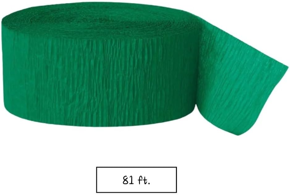 Unique Industries Crepe Paper Streamer, 81ft, Pastel Pink