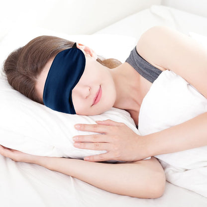 2 PCS Black Satin Sleep Masks, Adjustable Silk Eye Mask for Sleeping, Blind Folds Soft Breathable Blindfold for Adults Couples Play Party Games Airplane Travel Essentials Eye Covers Patches Night Mask