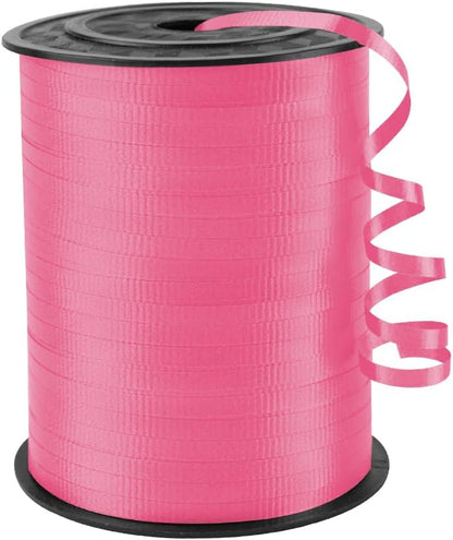 KMER LIFE White Crimped Curling Ribbon, 1/5" Wide x 500 Yards Christmas Curling Ribbons for Gift Wrapping, Party Decoration, Balloon String, Crafting, Balloon Ribbons for Florist Flower (1 Roll)