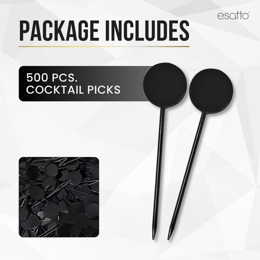 1000 Pcs Cocktail Picks Prism 7.62cm (3") - Sleek, Stylish Garnish for Cocktails, Perfect Plastic Toothpicks for Appetizers & Drinks, Versatile Fancy Skewers Food Pick for Charcuterie Parties