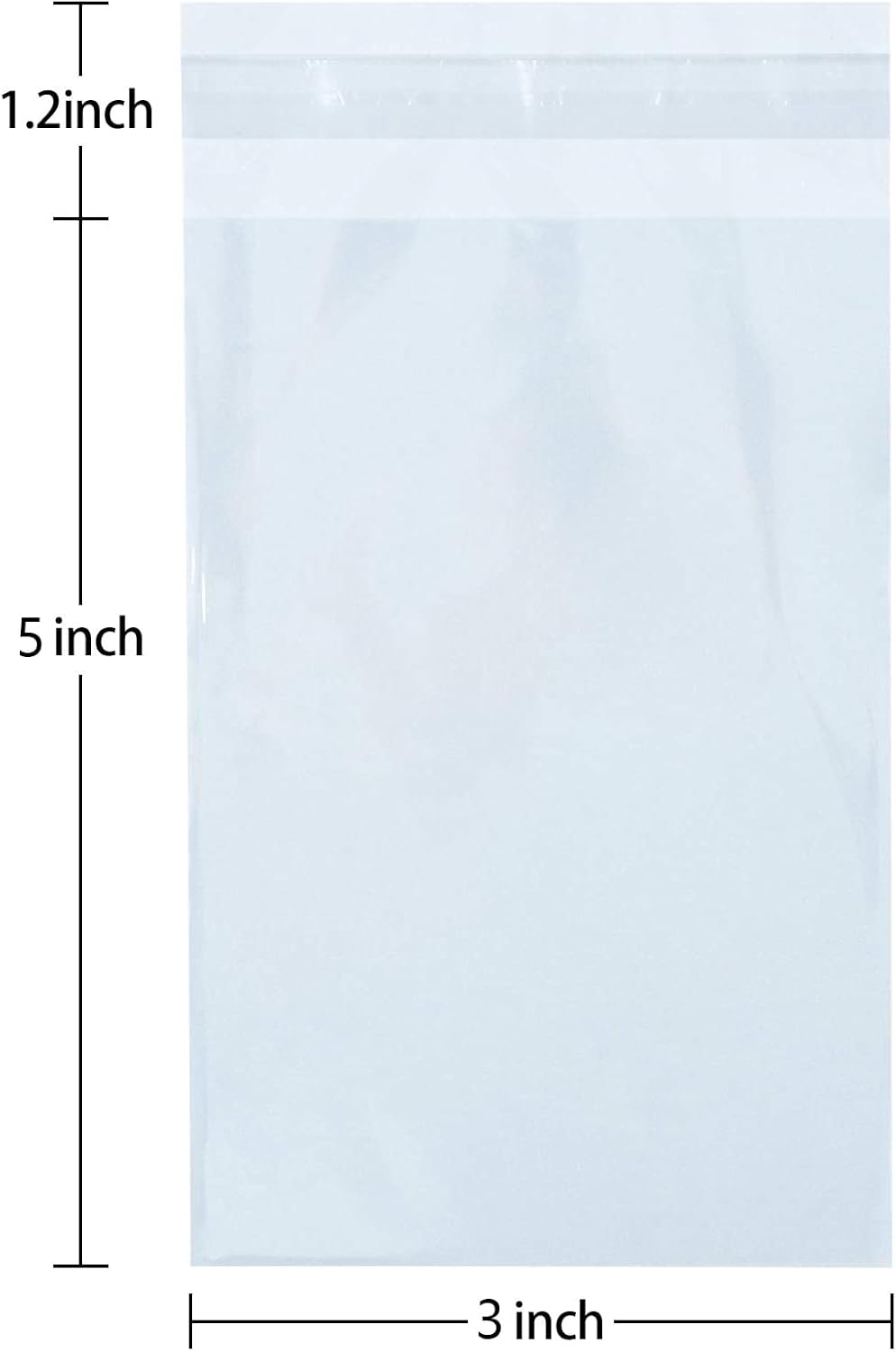350 Pcs 4x6" Clear Cookie Treat Bags, Self-Sealing Resealable Cellophane Dessert Wrapper - Perfect for Gift Giving & Party Favors