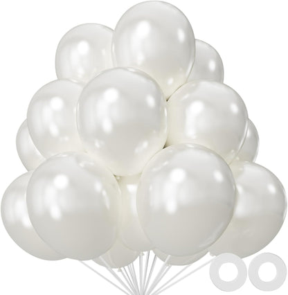 110pcs Black Balloon 12 inch, Black Latex Balloons for Birthday Party Baby Shower Wedding(with 2 Ribbons). - Colors B