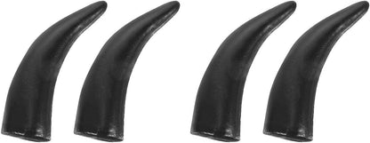 Garneck 2 Pairs Imitation Horns 4.7'' Horns Headband DIY Devil Cosplay for Masquerade Party Decoration