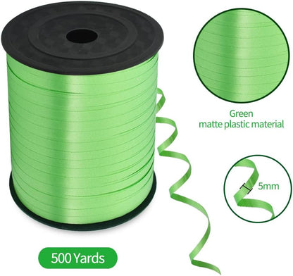 TONIFUL 500 Yards Curling Ribbon-Balloon Ribbon-Balloon String for Art&Craft Decor,Gift Wrapping,Ribbons and Bows for Christmas New Year Birthday Gifts (Silver)