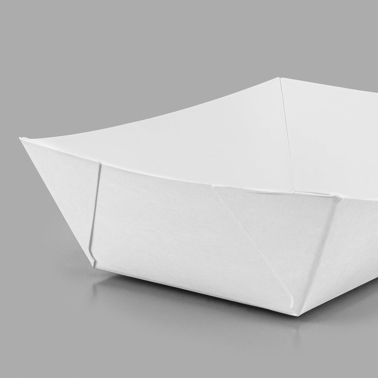 Karat Paper Food Trays Disposable [2 LB - 1,000 ct] Sturdy Food Boats, Leak Resistant | Ideal for Snacks, Nachos and Finger Foods