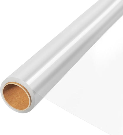JOYIT 100 ft Clear Cellophane Wrap Roll (31.5 in x 100 ft) - 3 Mil Thicken Cellophane Roll,Cellophane Bags Large,Wrapping Paper for Flower Gift Baskets Wrap (31.5" fold into 16")
