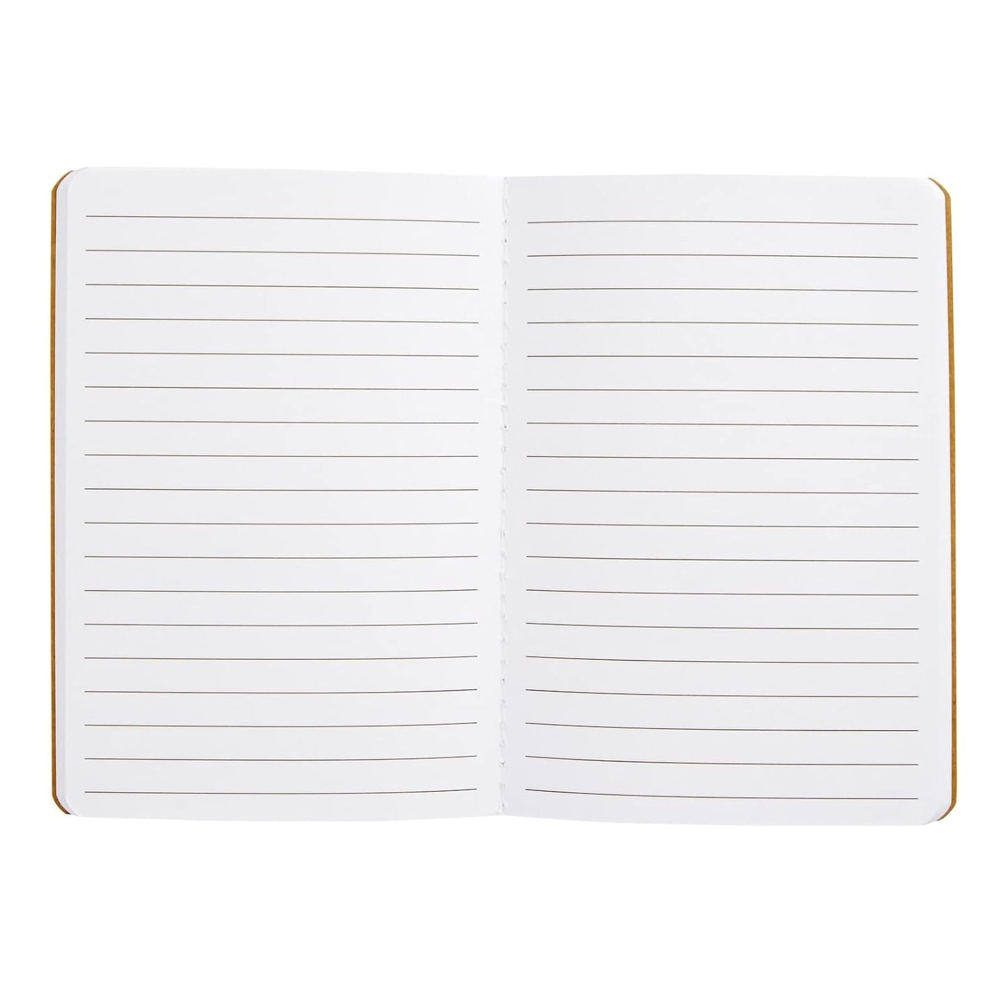 Paper Junkie Bulk Notebooks A6 Mini College-Ruled - 4 x 5.75 In, Brown Kraft, 12 Pack, 80 Pages - Portable & Lightweight Travel Journals for Kids & Party Favors for Teens