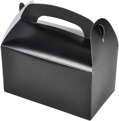 The Dreidel Company Gable Treat Boxes, Party Favors, 6.25" x 3.5" x 3.5" Inch Box, 25-Pack (Assorted)