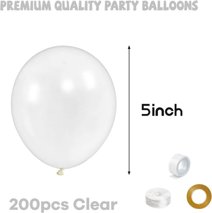 110pcs Black Balloon 12 inch, Black Latex Balloons for Birthday Party Baby Shower Wedding(with 2 Ribbons). - Colors A