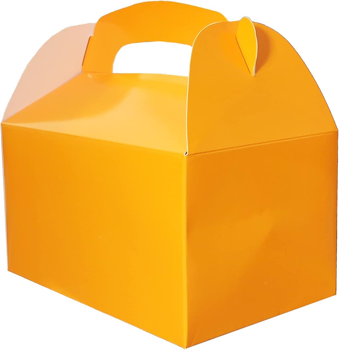 The Dreidel Company 12-Pack Black Gable Treat Boxes, Goodies Favor Box for Kids Birthday, Candy Boxes Party Favors, Weddings Events, Baby Shower, 6.25" x 3.5" x 3.5" Inch