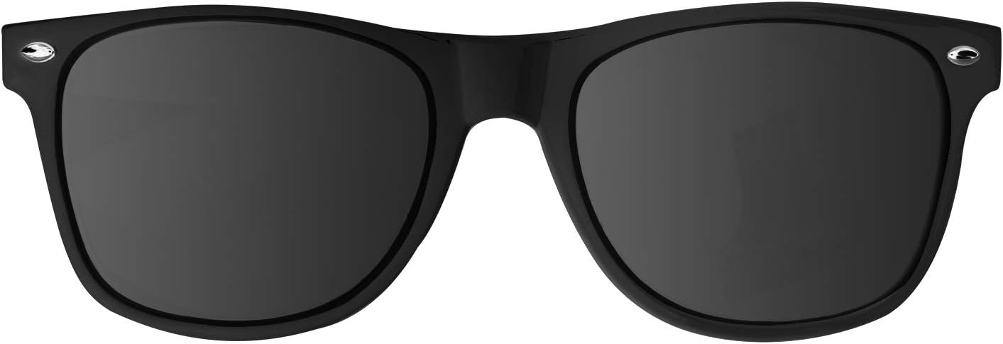 Super Z Outlet Plastic Vintage Retro Style Sunglasses Classic Shades Eyewear Party Favors (24, White)