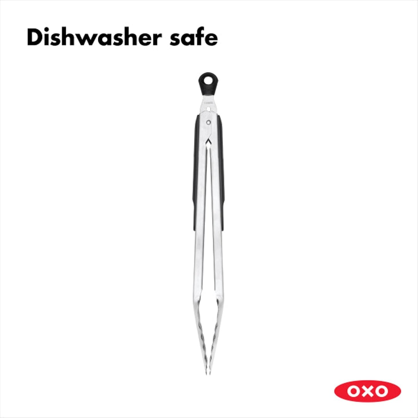 OXO Good Grips 7-Inch Mini Tongs, Stainless Steel