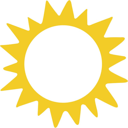 Large Sun Photo Booth Props Party Photobooth Frame Sunshine Selfie Props Decor Kit Creative Friends Picture Backdrop Accessories for Summer Pool Beach Holiday Birthday Baby Shower Parties Supplies