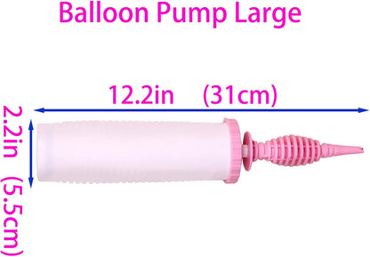 Balloon Pump Handheld Two-Way Dual Action - Hand Blower Air Pumper for Balloons - Ballon Inflator Pumping - Manual Baloon Inflators Machine (Green 1 Piece)