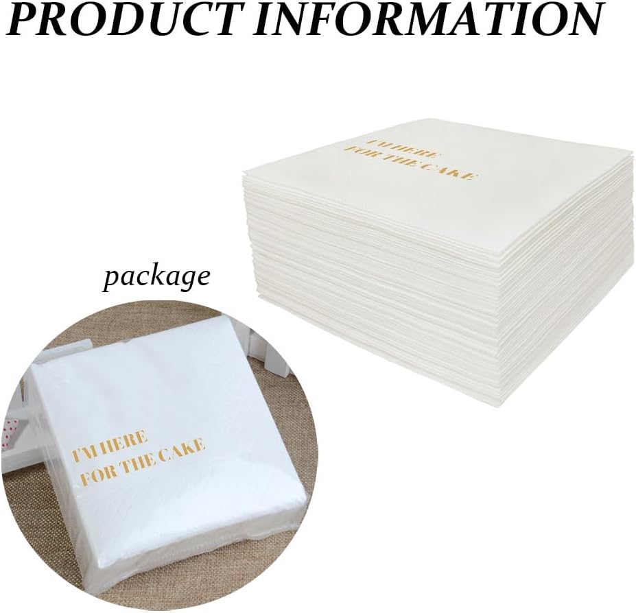 Funny Cocktail Napkins 100Pcs Funny Quotes Saying Disposable Paper Party Napkins 4.5 x 4.5 Two-ply (I Feel Sorry For People Who Don’t Know Us Napkins)
