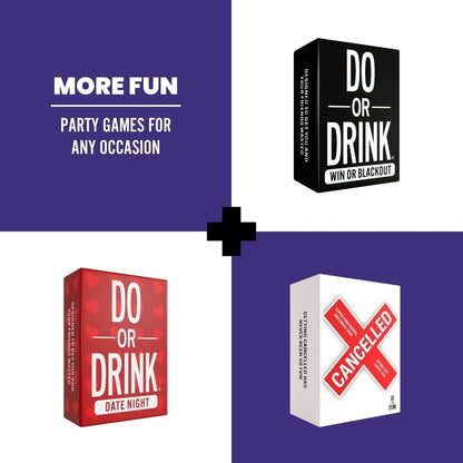 Do or Drink Naughty Edition - The Adult Drinking Game for Spicy Situations - Fun Party Games for Adults with 250 Cards - Great for Game Night, Pre Games, After Parties, and More